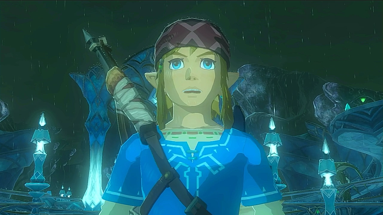 林克对着米法的雕像入神了老师还是不肯相信卓~鱼人老师一直觉得林克