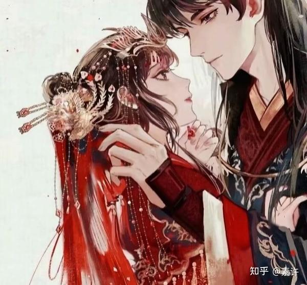 中国古代爱情故事插画欣赏 - 知乎