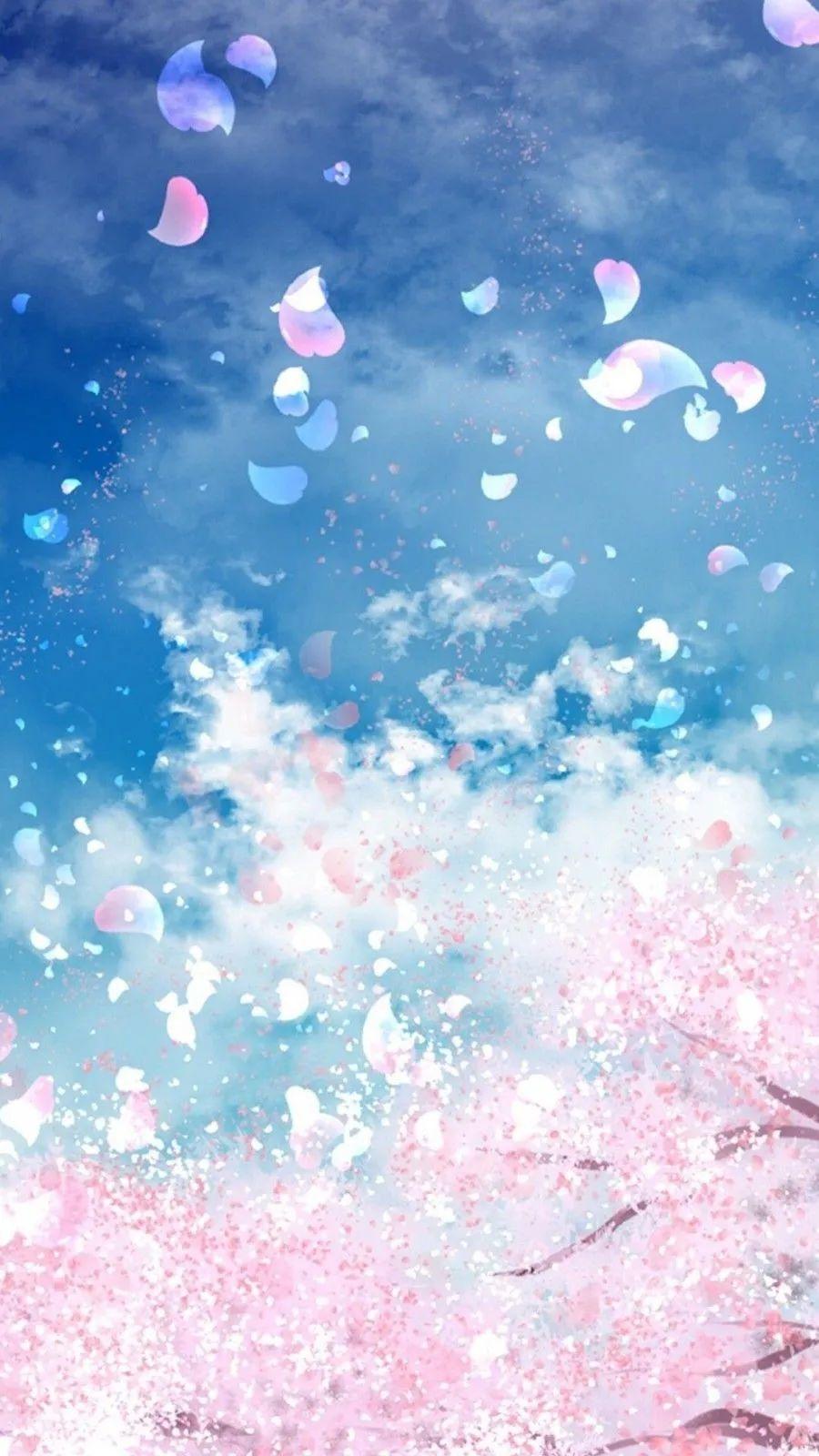 10张清新粉蓝色夏日手机壁纸!天蓝色超美的!
