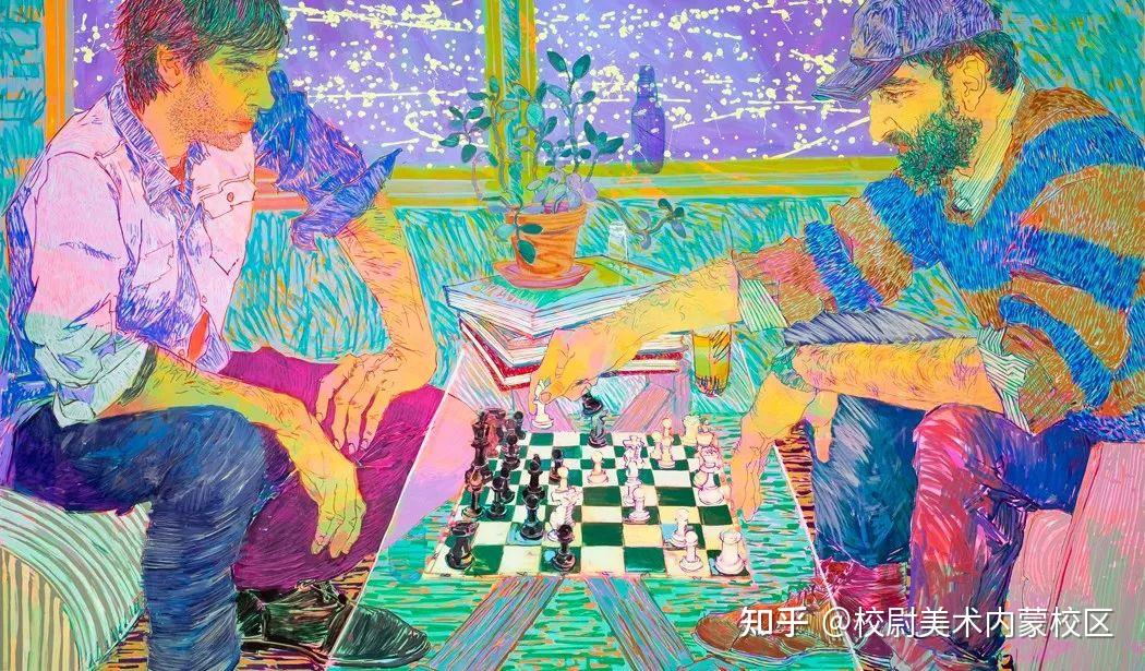校尉美术内蒙校区 | 霍普·冈洛夫用平静的笔触描绘强烈的感情 - 知乎