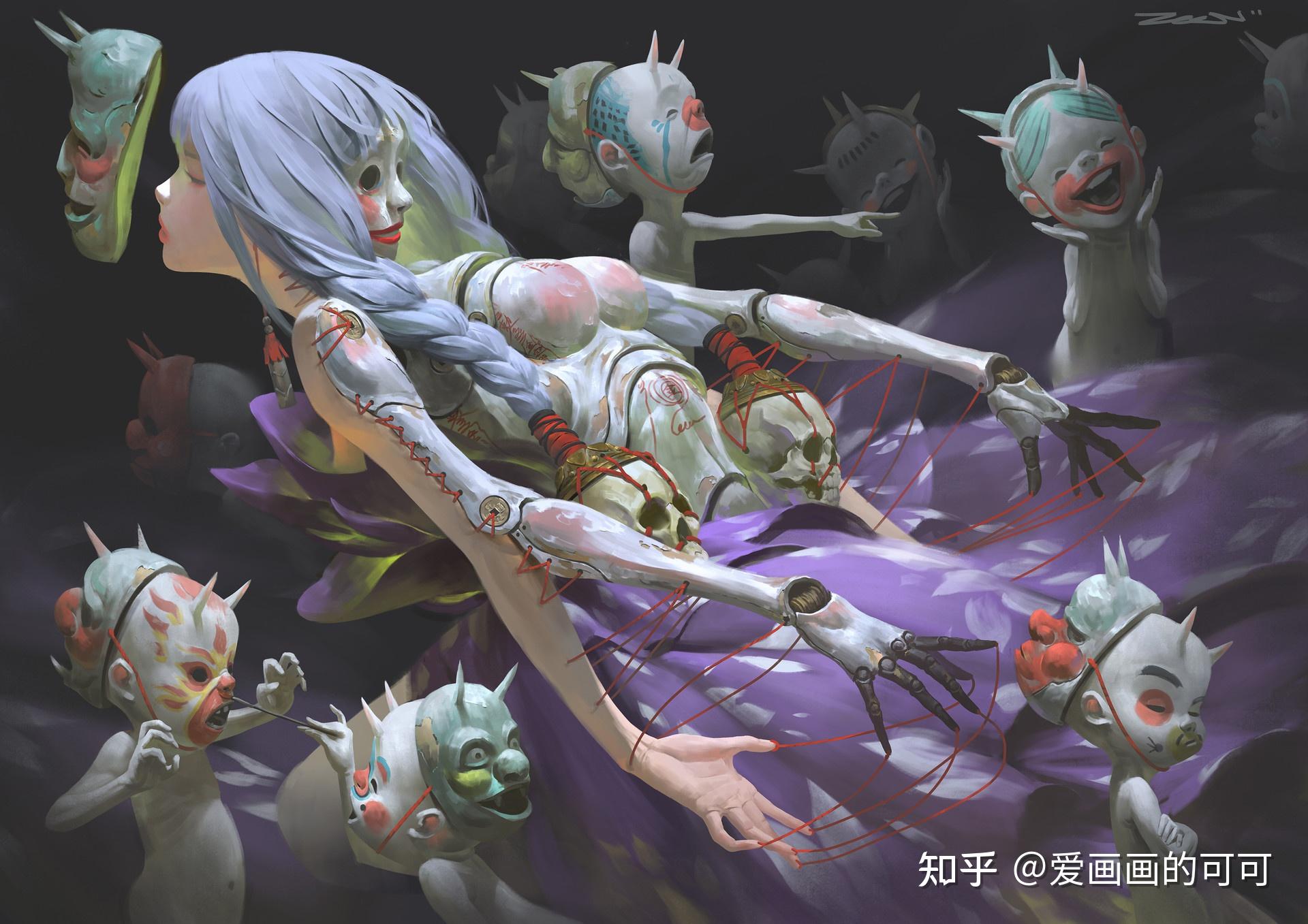 插画师分享