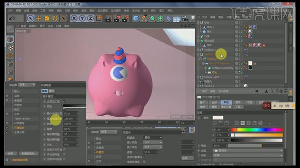请问C4D OC材质球怎么调出这种质感?_c4d安装的材质球怎么打开- 丹若网