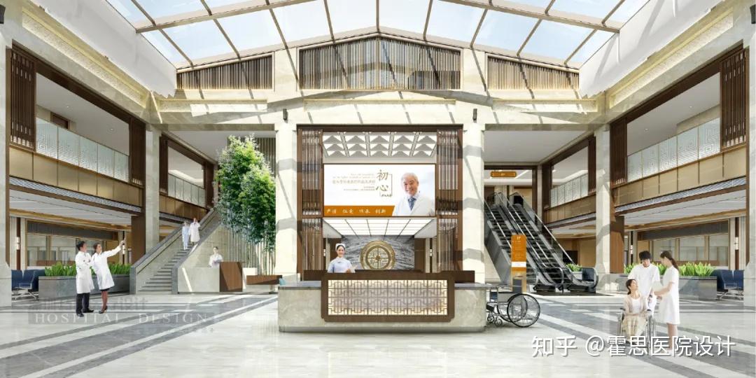 鲁南县级中医医院的门诊大厅暗藏了这些精细化设计