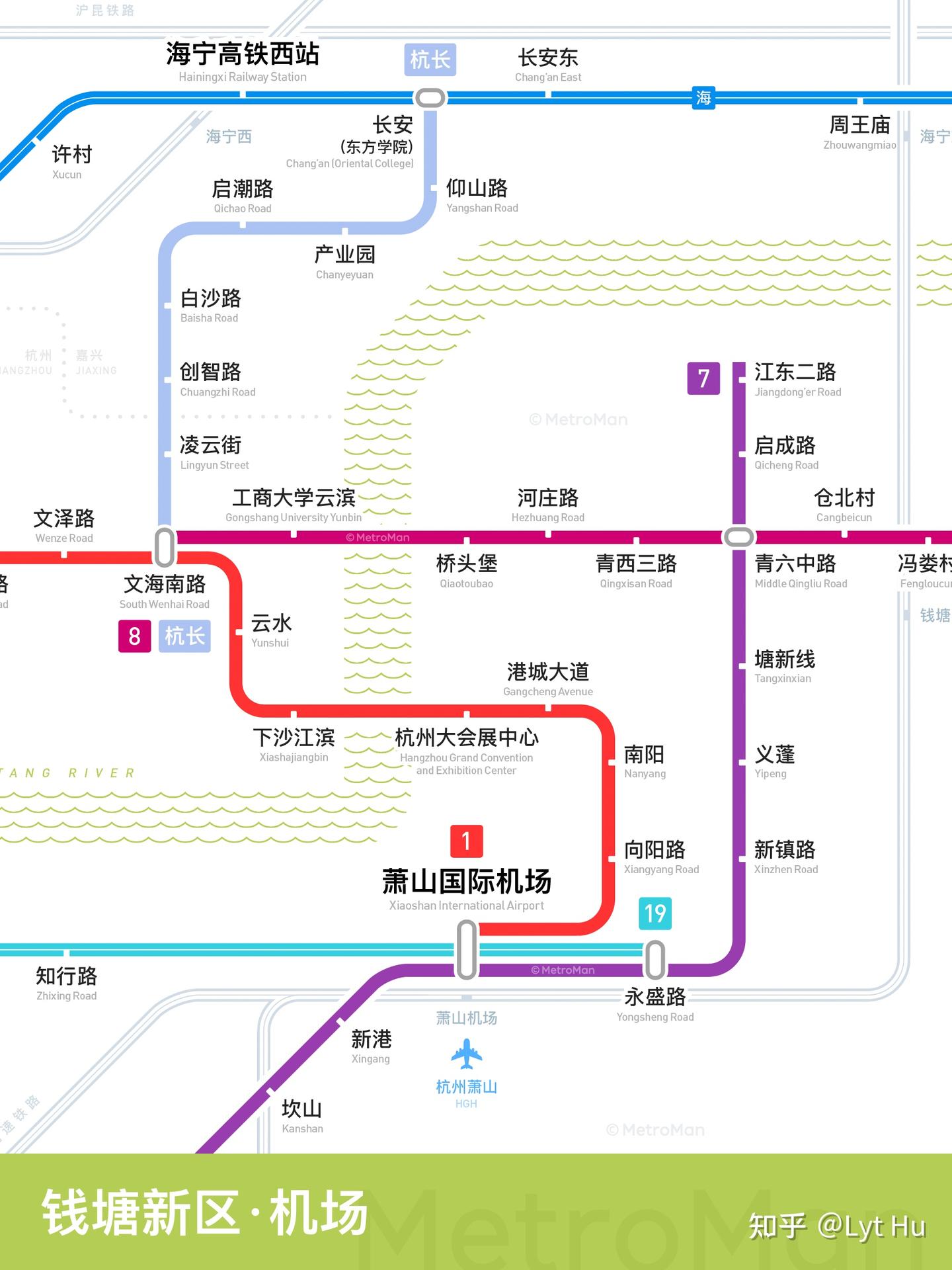 杭州轨道交通线路图(四期地铁建设规划) - 知乎