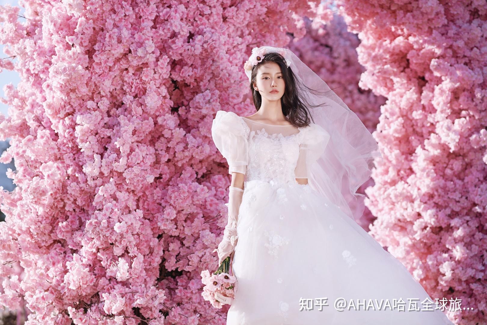 拍套自已心仪的小清新婚纱照很难吗