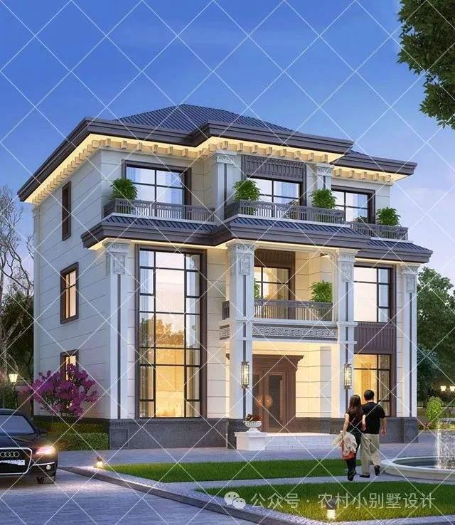 21款三层新中式农村自建房别墅,复式客厅楼中楼设计,2024建房首选 - 知乎