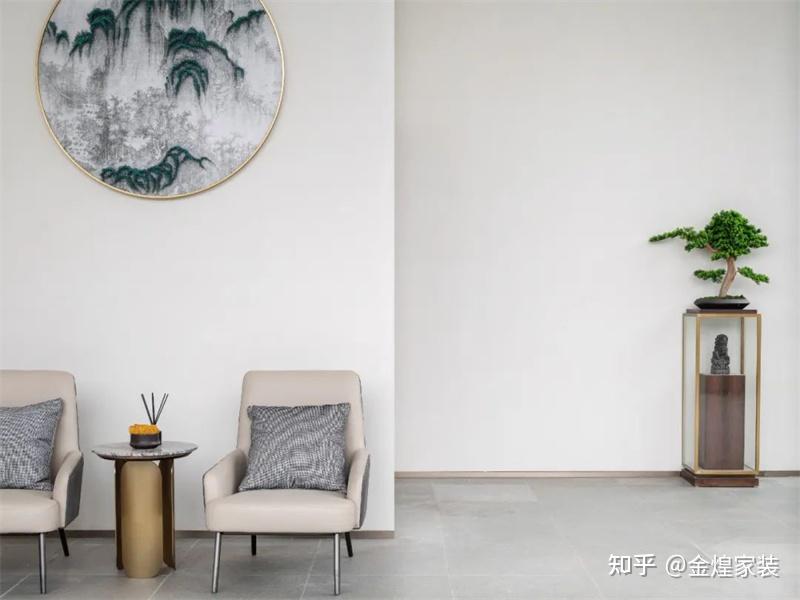142㎡新中式大宅,把家住成了一幅水墨画!每一帧都是风雅! - 知乎