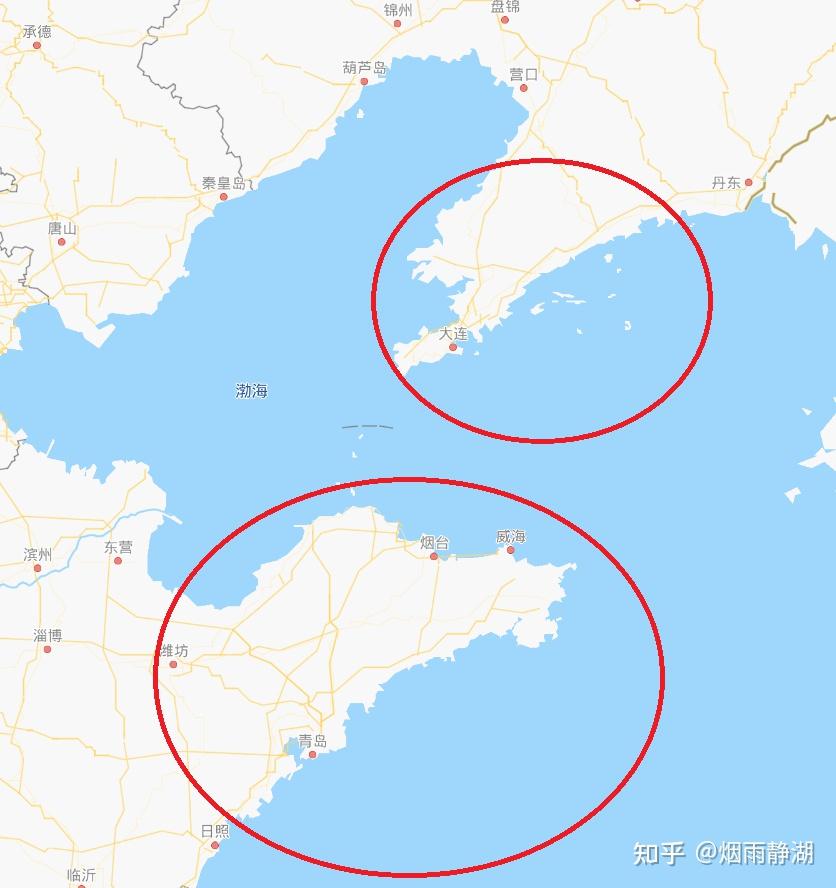 重点来了!胶辽!胶辽是指胶州半岛和辽宁半岛.