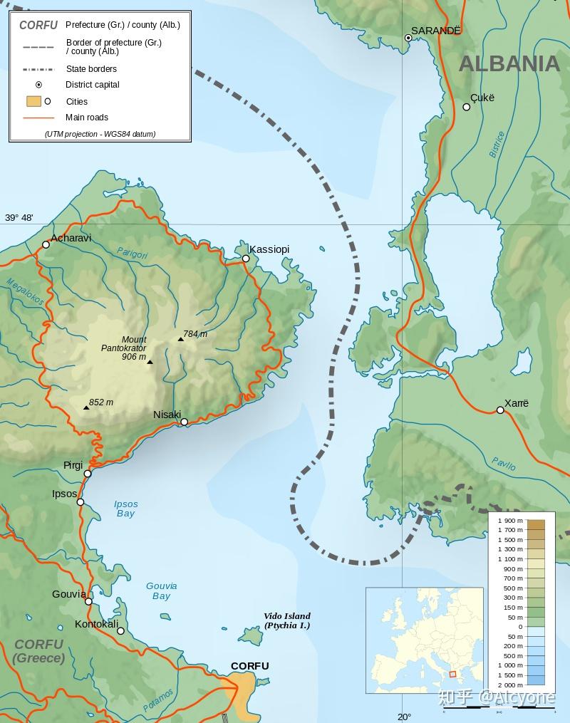 内尔斯海峡地图图片