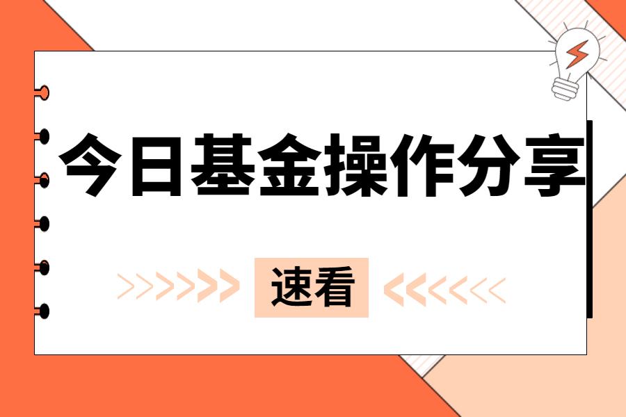 每日基金操作6月29天量下跌防守