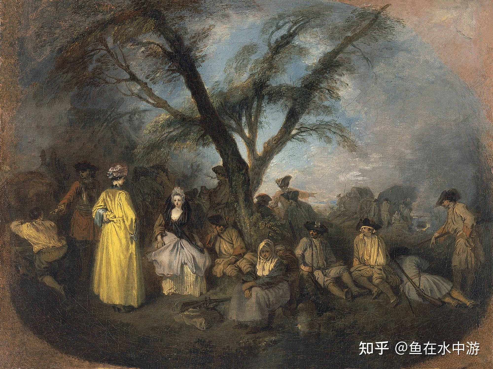 世界名画（三十六）让·安东尼·华托(Jean—Antoine Watteau） - 知乎