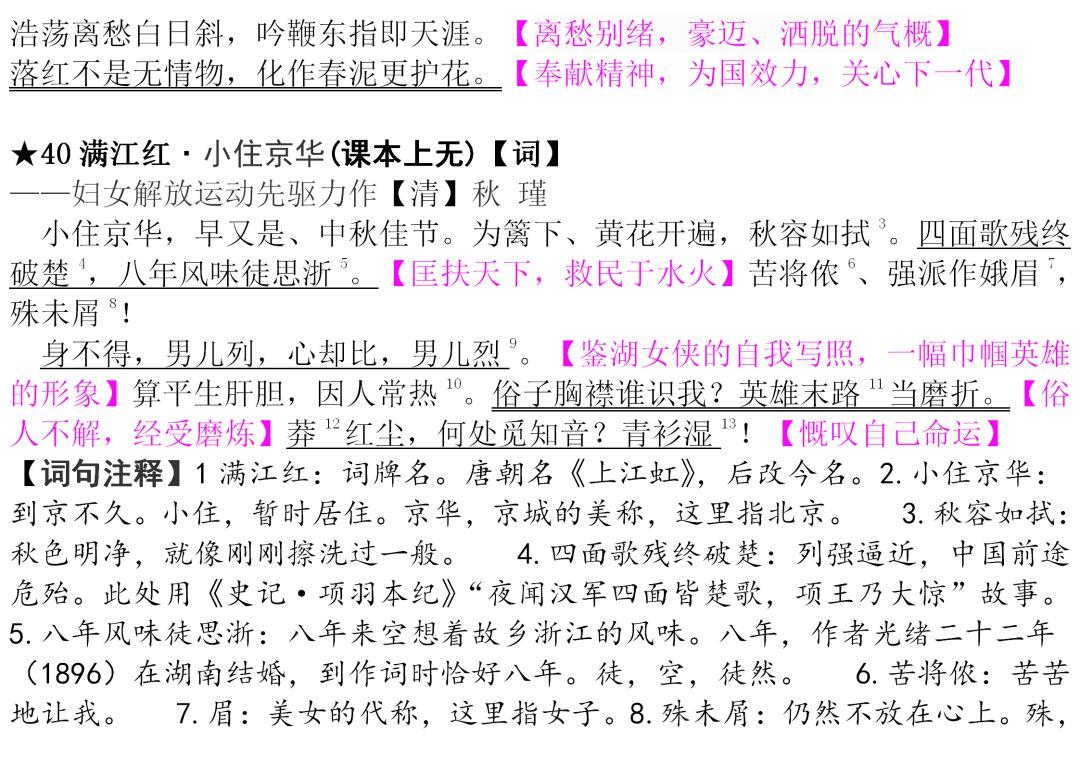 初中生必背古诗文整理汇总(附电子打印版),转给孩子寒假背起来! - 知乎