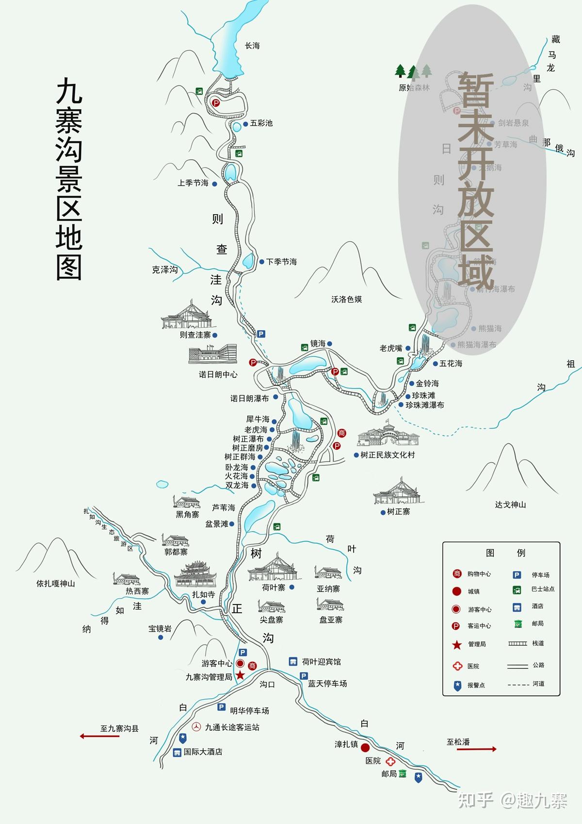 从地图中可看出九寨沟位于四川北部,距离四川省会成都市400多公里,从