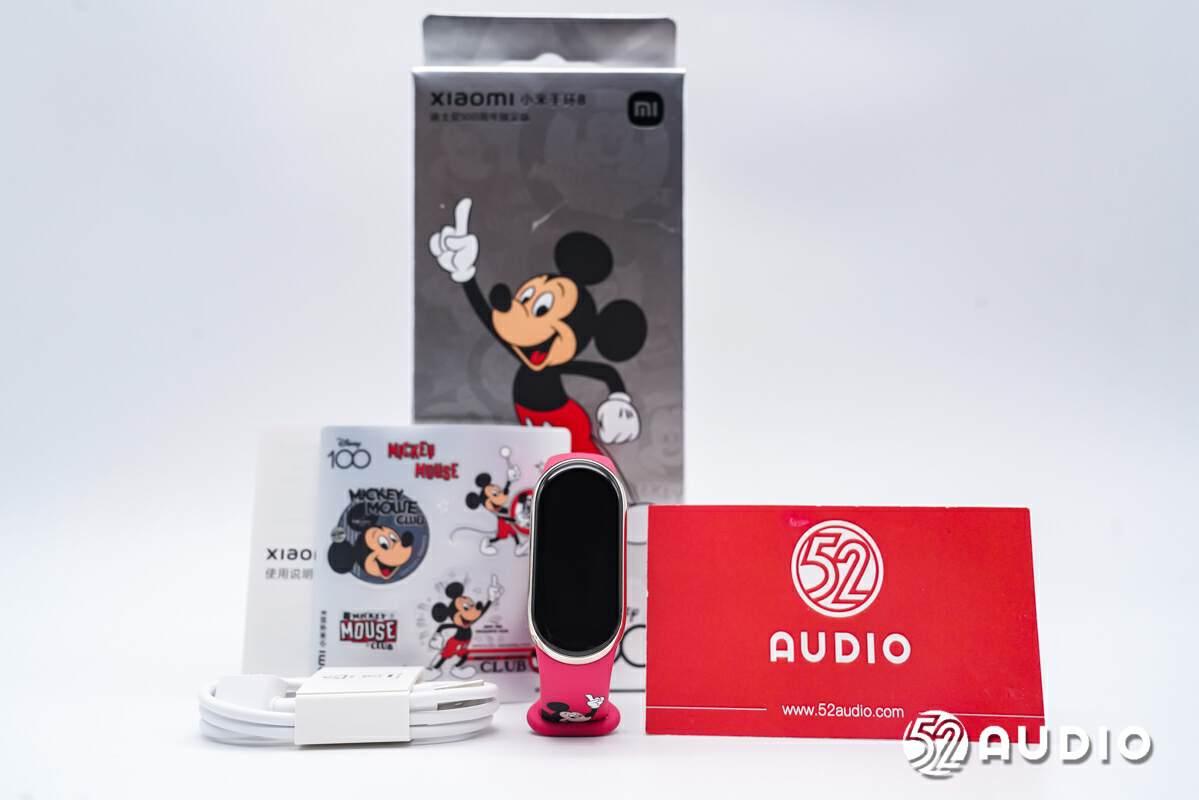 小米手环8迪士尼100周年限定款拆解支持跑步豆模式体感互动拳击
