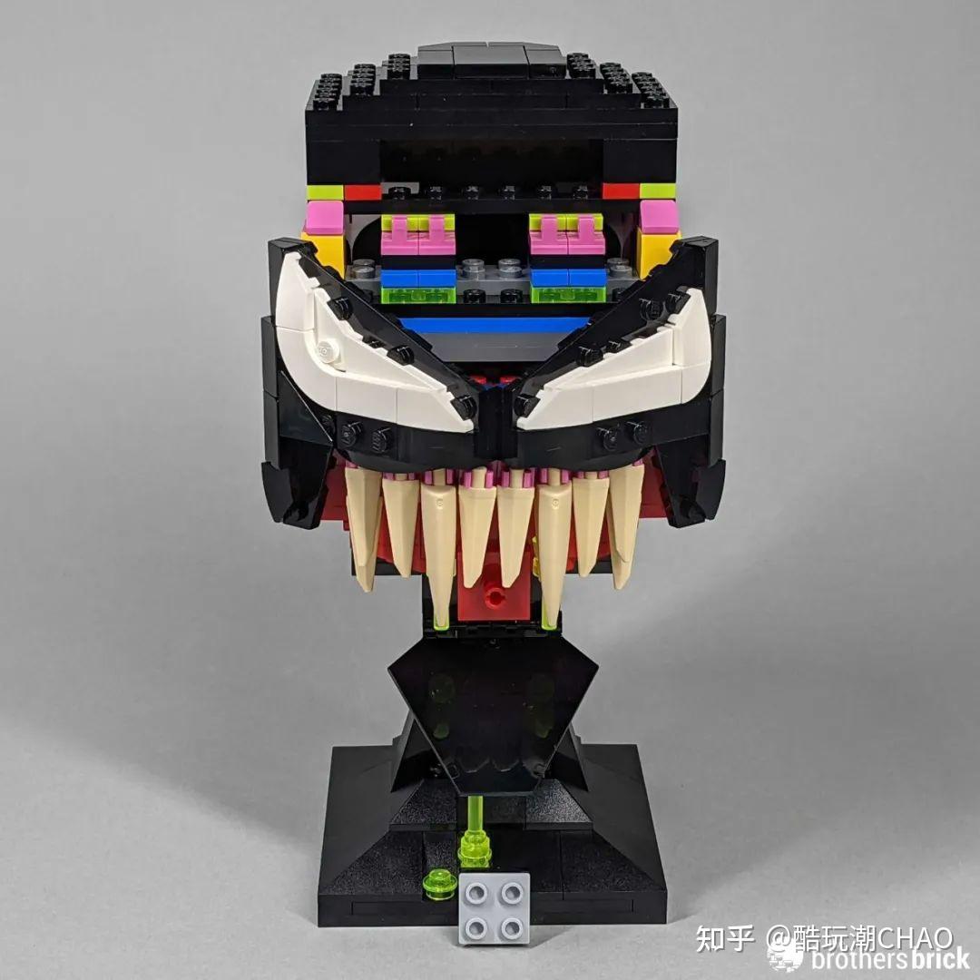 真香乐高漫威76187毒液头雕开箱测评