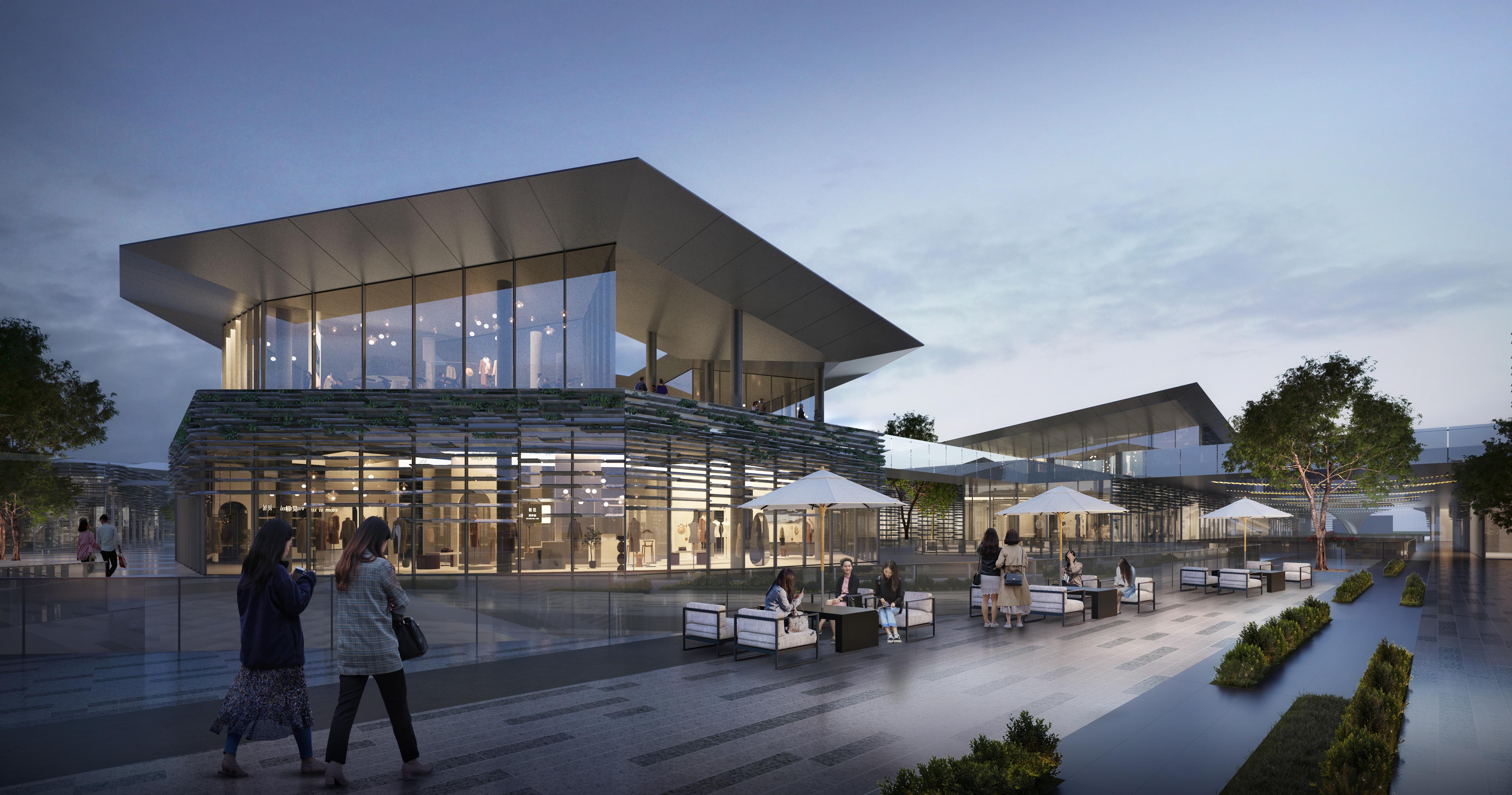 街区次动线·闲适生活效果图街区主动线·商业活力效果图"海棠故事"