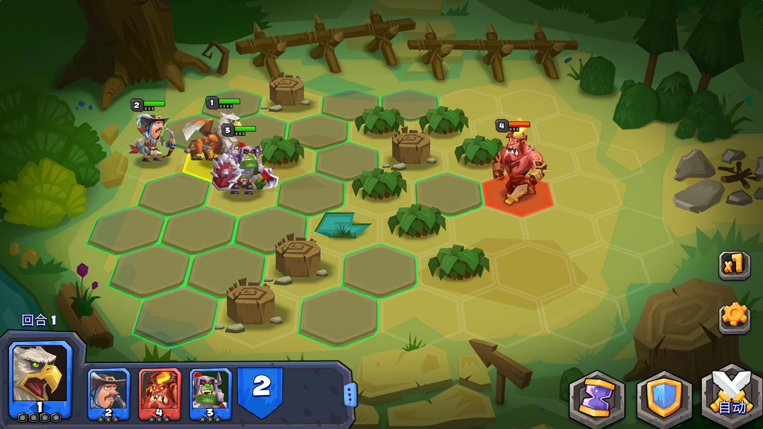 快节奏的战棋对战用严谨的思路战胜对手