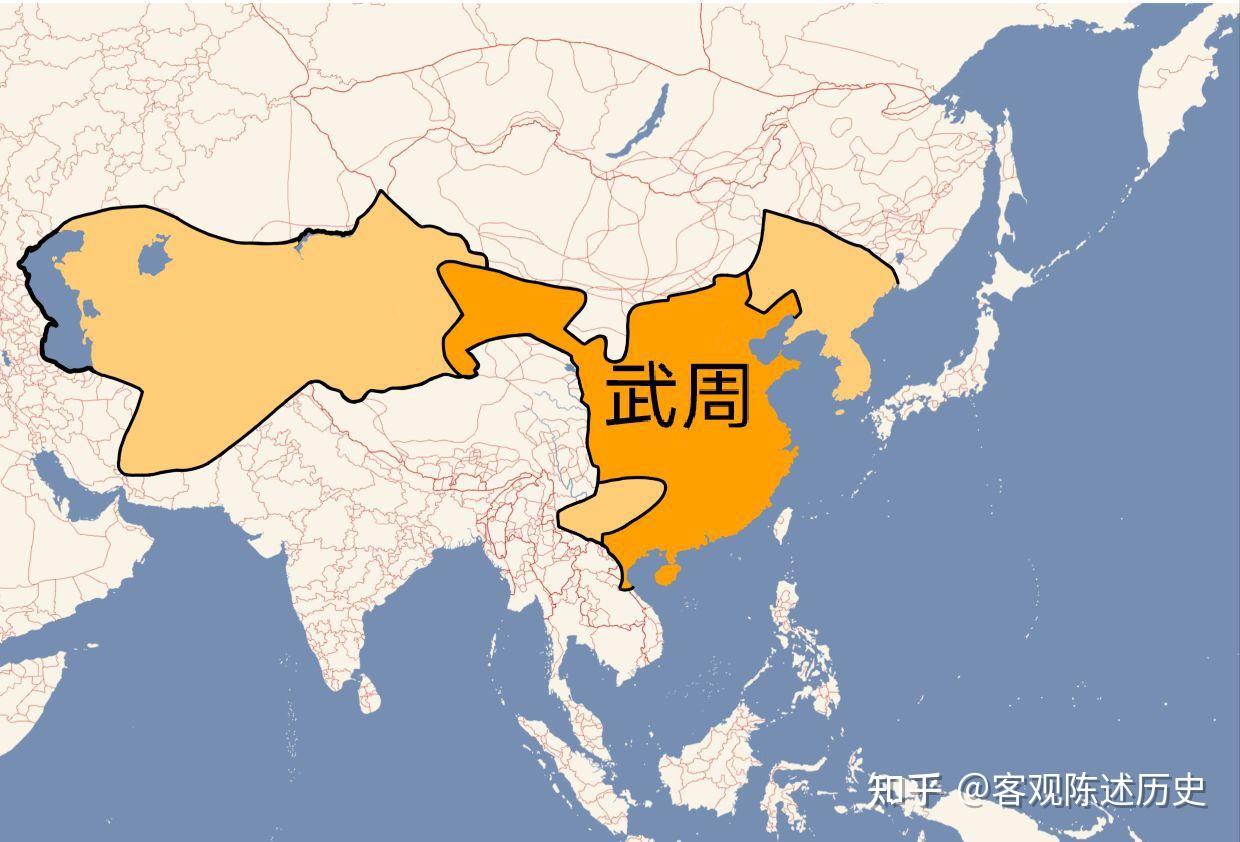 女皇武则天时期的版图疆域 - 知乎