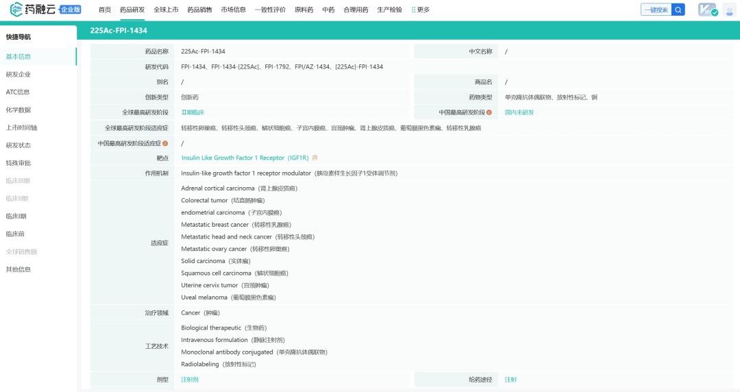 强生早期投资,阿斯利康最终174亿收购的核药fusion