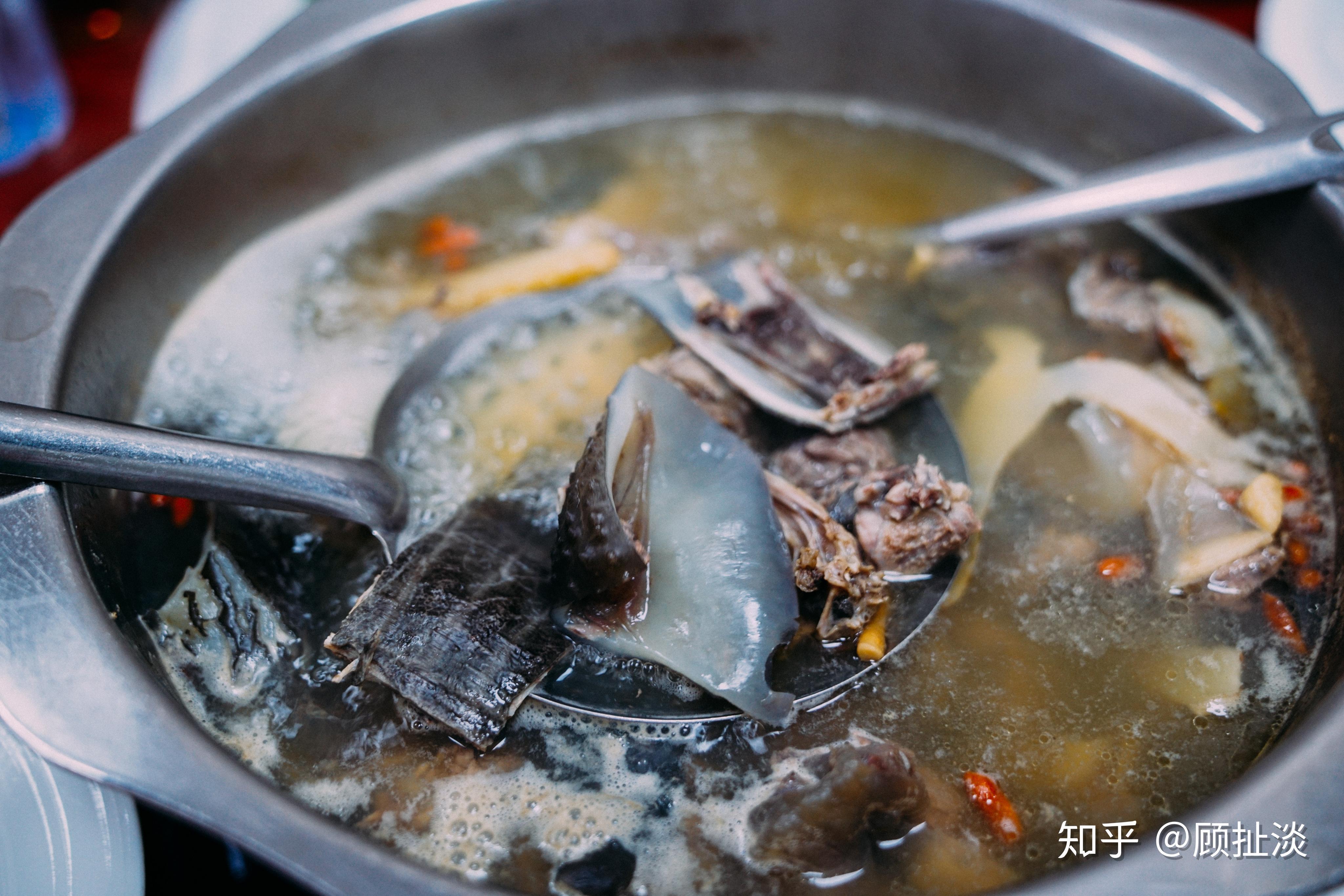 之后还有蛇肉和老鳖一起炖的火锅.