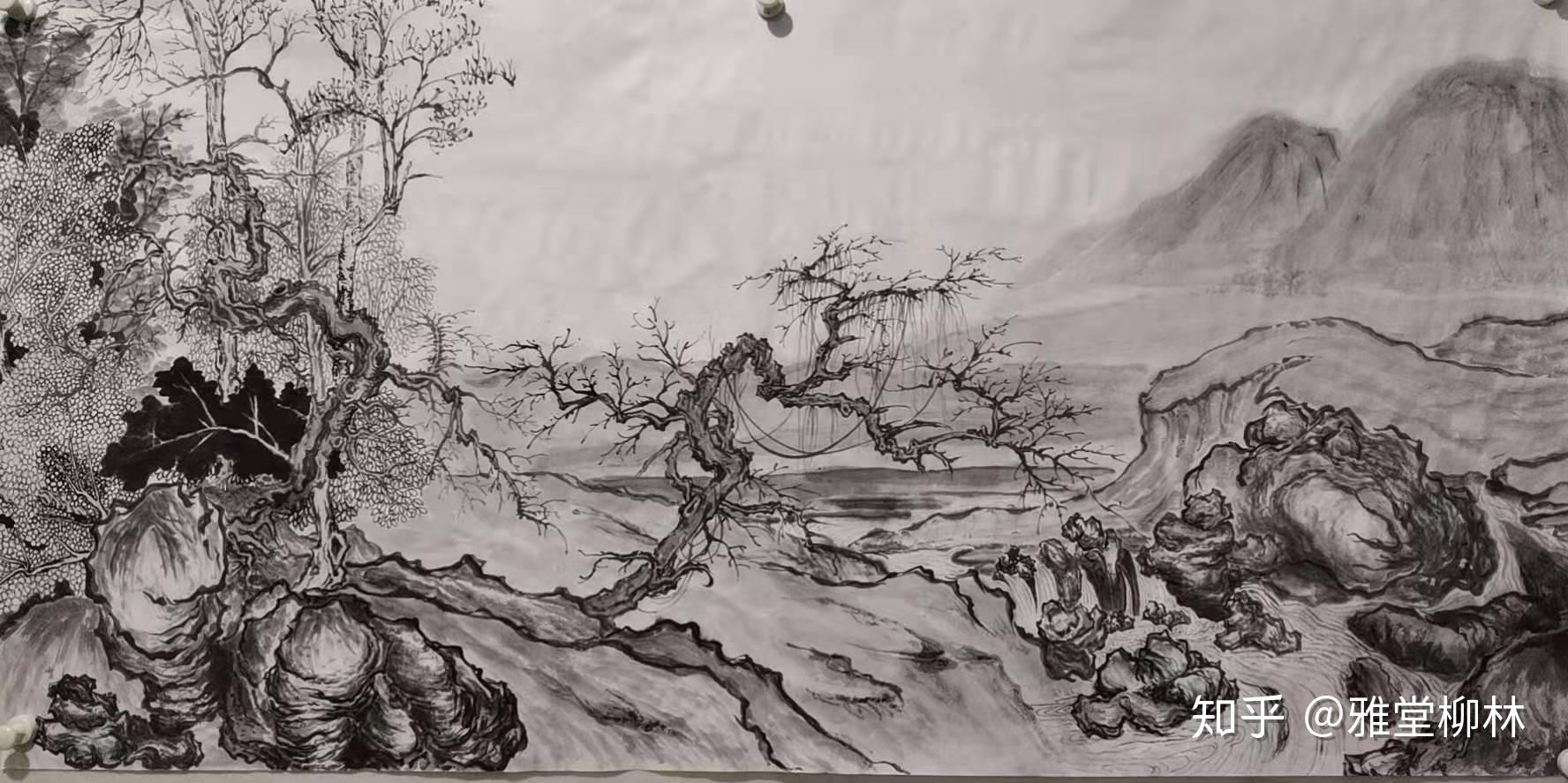 浅析郭熙窠石平远图的笔墨技法