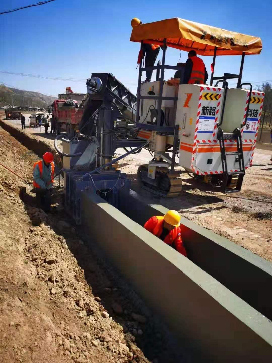 路缘石滑模机施工@路缘石滑模机施工流程