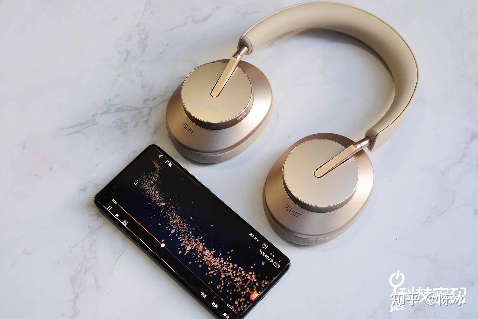 黑色典雅,金色耀眼,华为freebuds studio头戴耳机图赏