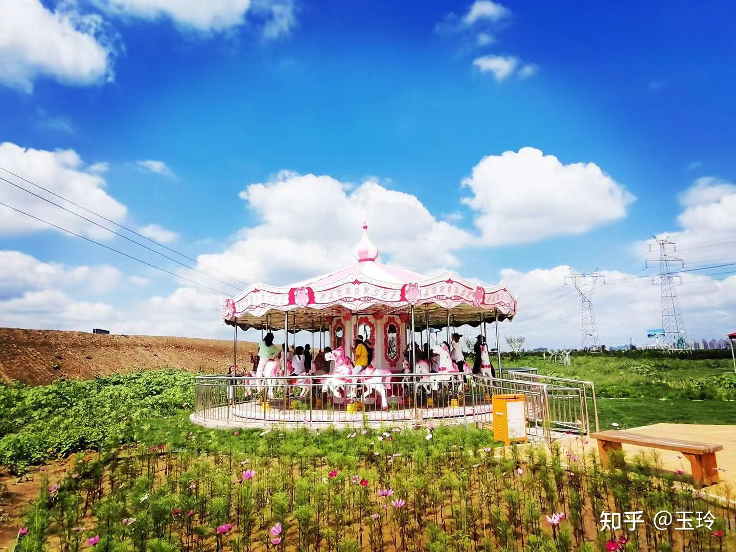 全家旅游好去处  尽在  洪河 樱花小镇玉玲