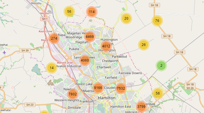 leaflet2在地图上添加一个点状标注