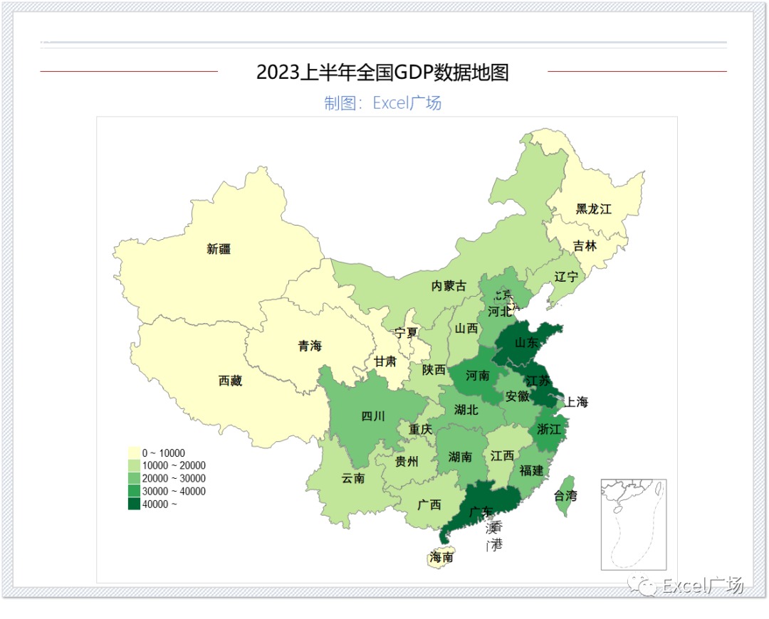全国各省GDP最新数据地图出炉,信息量有点大... - 知乎