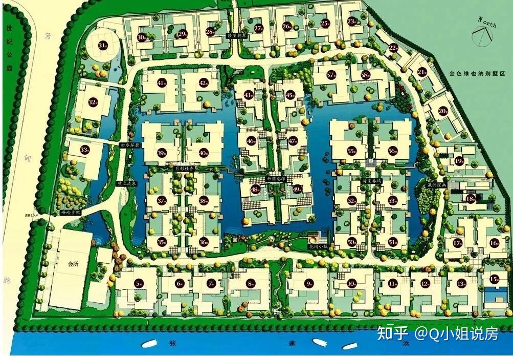 九间堂由证大集团开发,于2006年前后竣工,项目位于上海联洋社区的北面