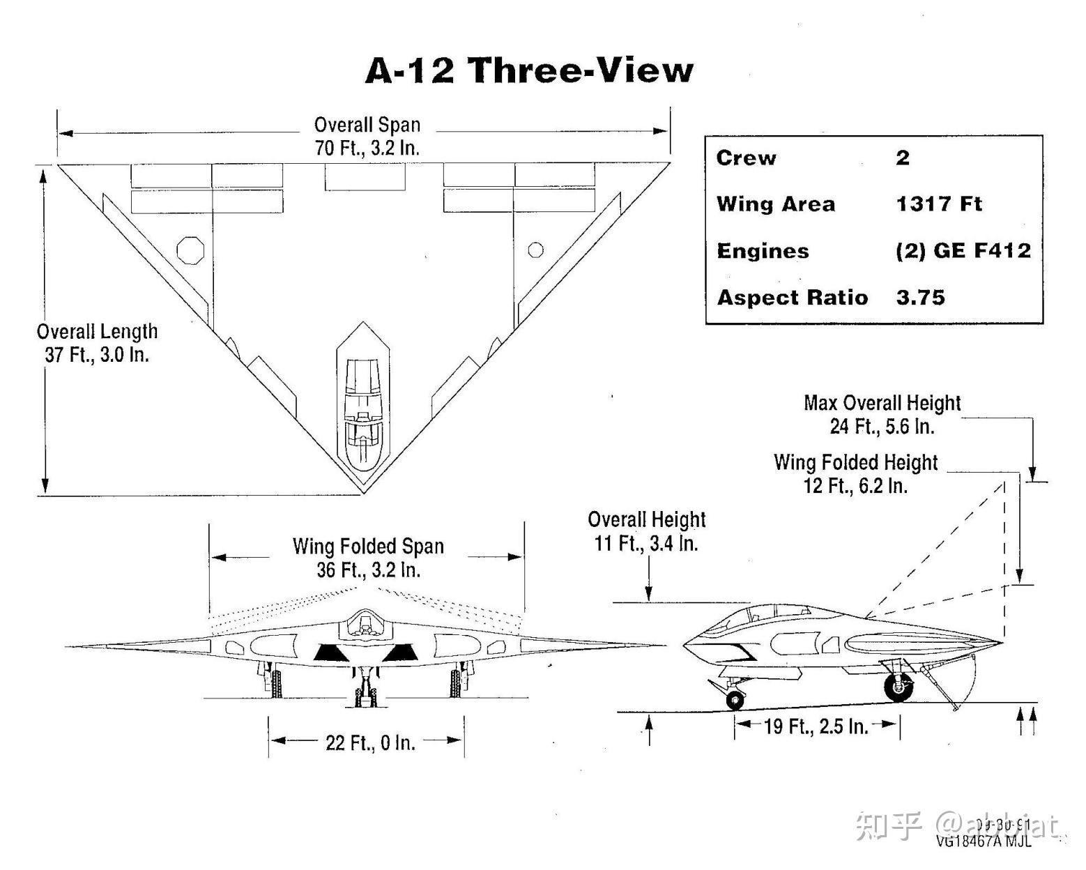 未完成的先进战机开发项目(16):美 麦道/通用动力 A-12 Avenger2”复仇者2“舰载隐身攻击机 - 知乎