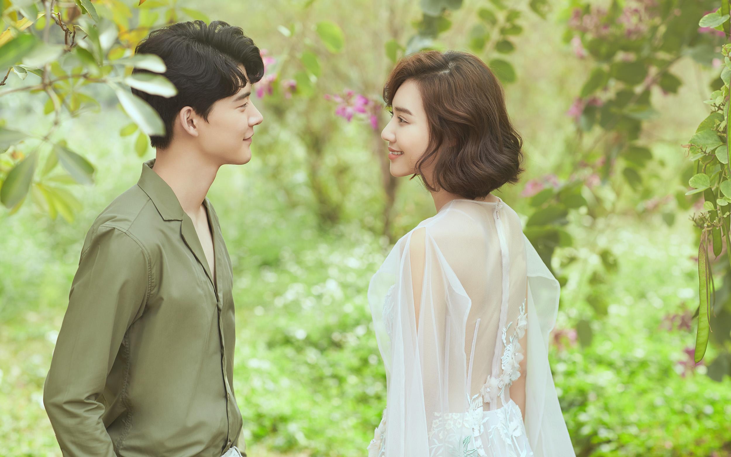 浪漫又唯美的夏季森系婚纱照深圳婚纱照