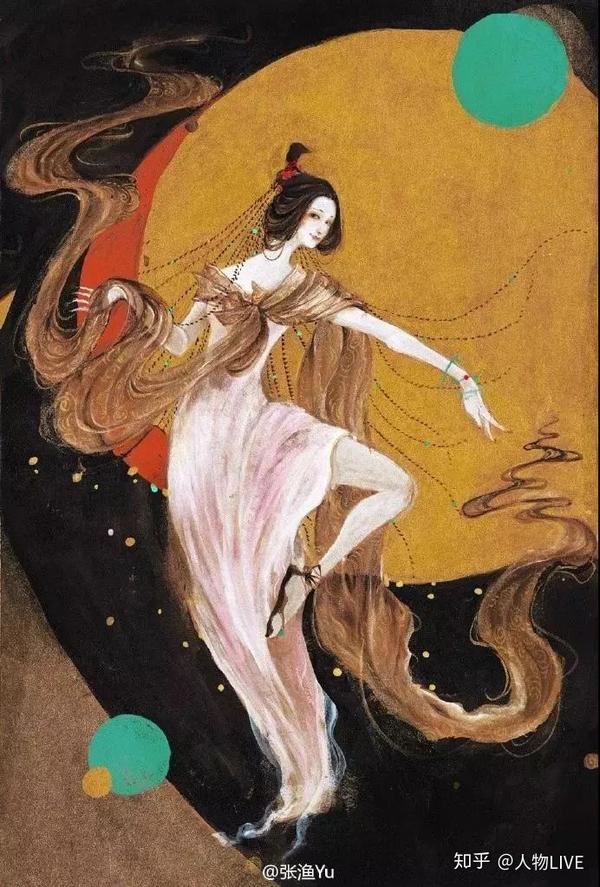 美女画师张渔的成名之路：她一出手，就让水墨中国风惊艳3亿人 - 知乎
