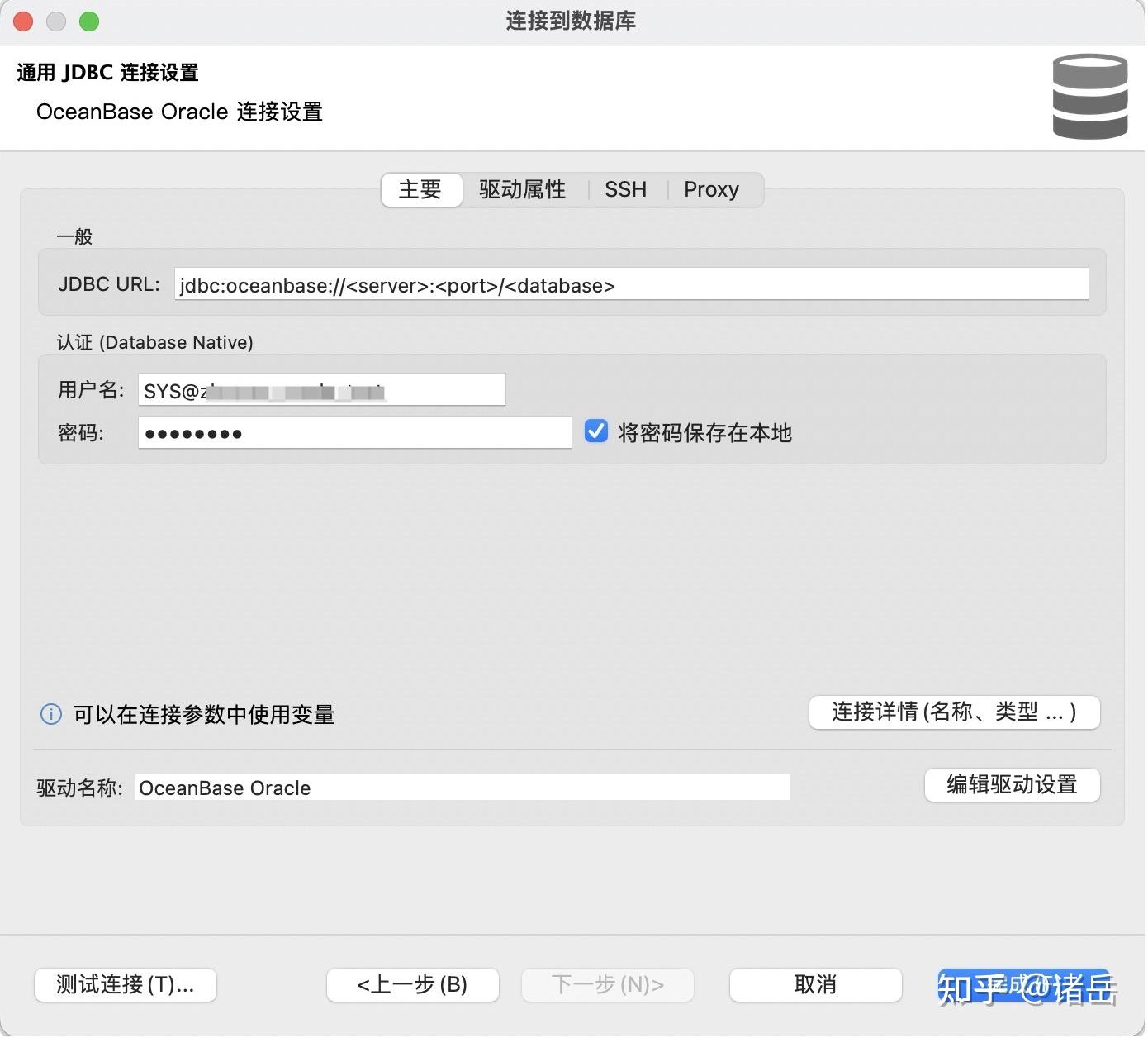 使用 DBeaver 连接 OB Oracle 数据库 - 知乎