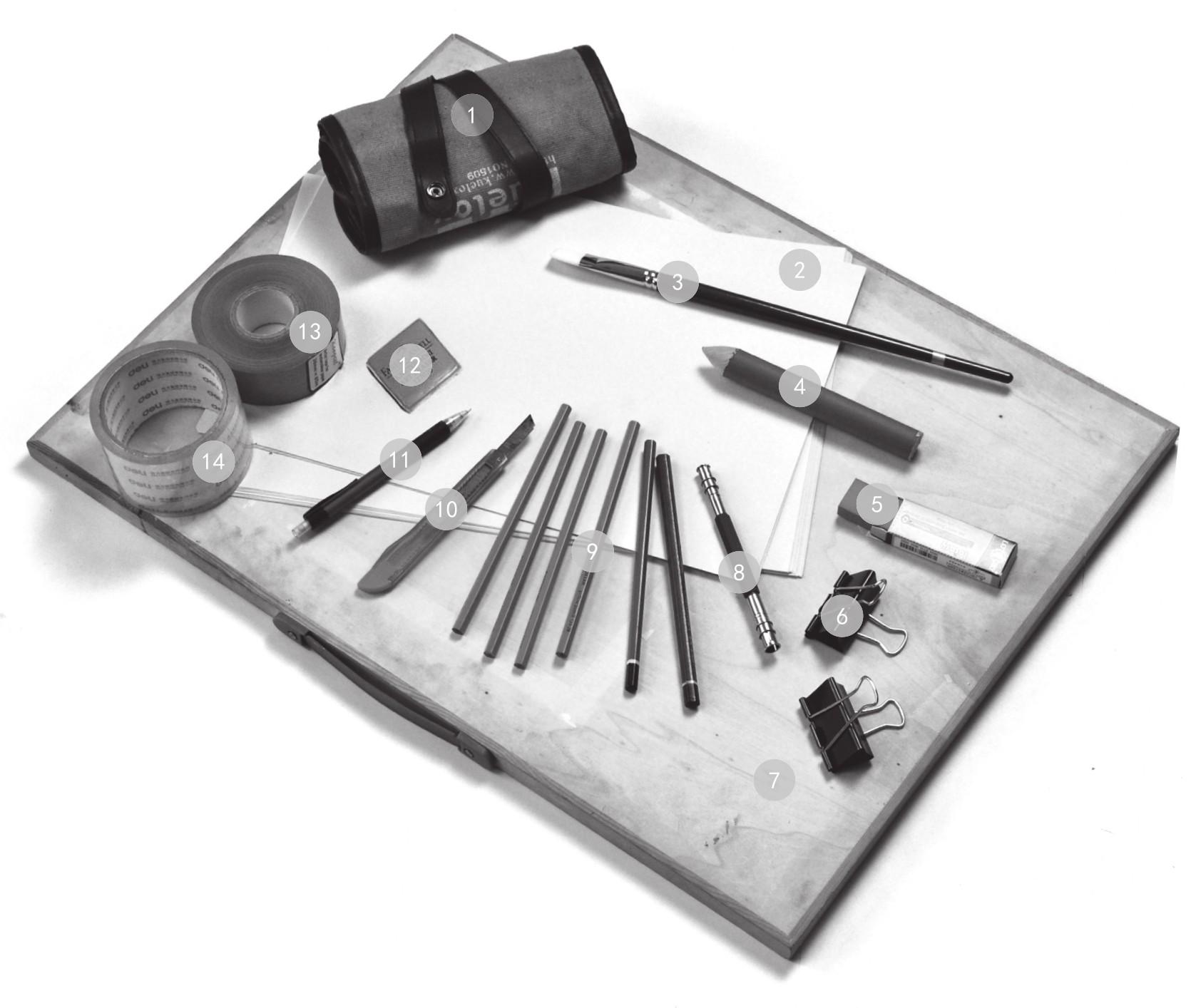 工具的种类 - 素描风景基础教程 - 知乎书店