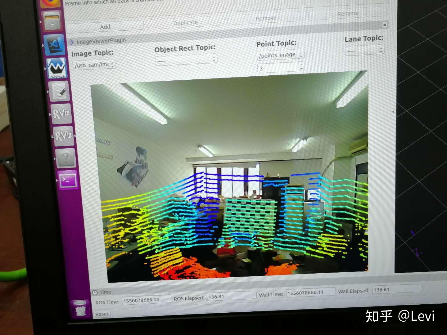 Camera lidar calibration with autoware 