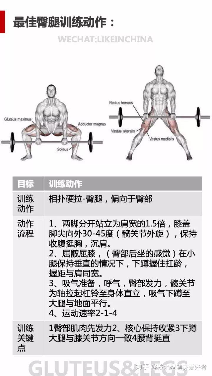 女生硬拉对照表图片