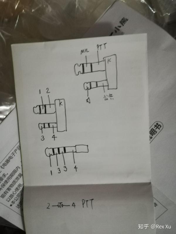 请问维迈通连接对讲机的k线是怎么定义的呢?