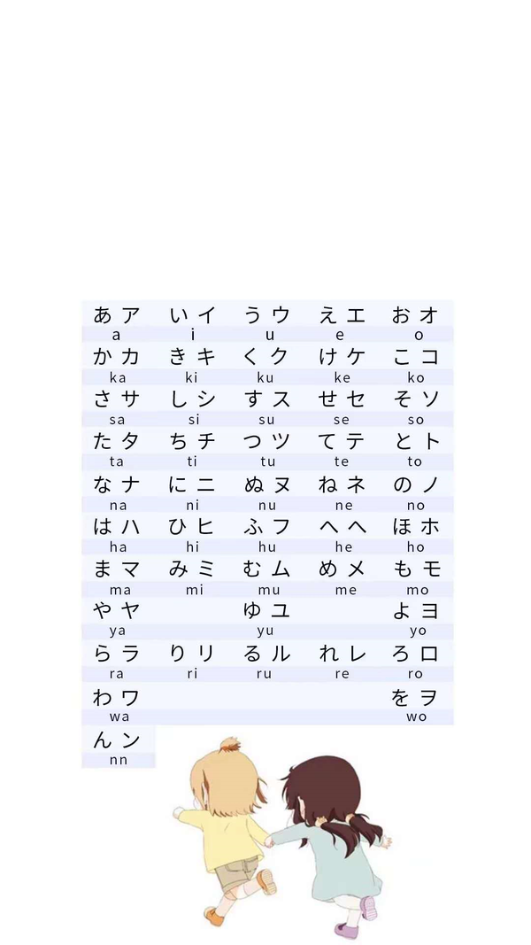 好看有趣的日语五十音图手机壁纸 看看有你喜欢的吗 知乎
