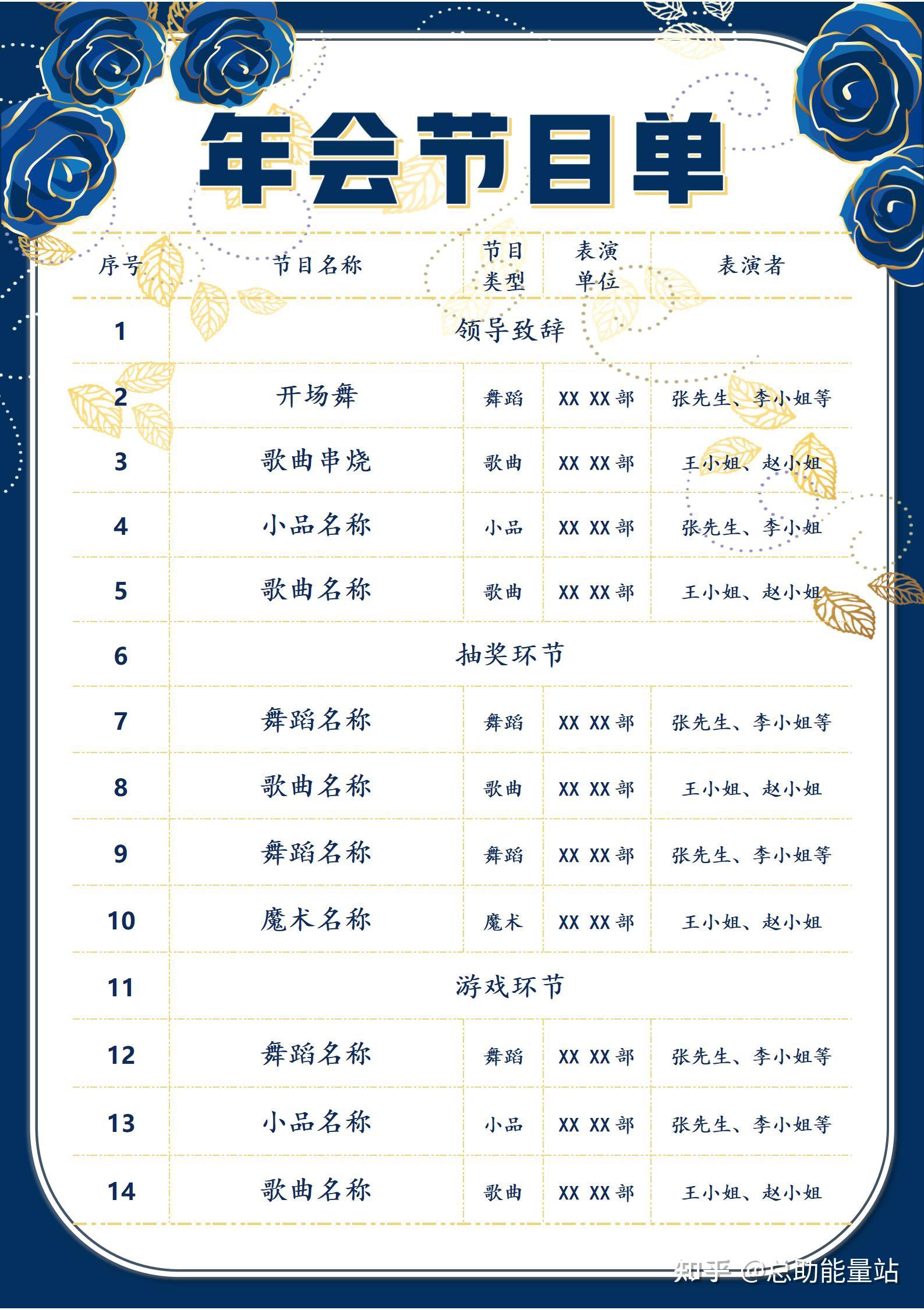 【年会节目单】一定收藏哦! - 知乎