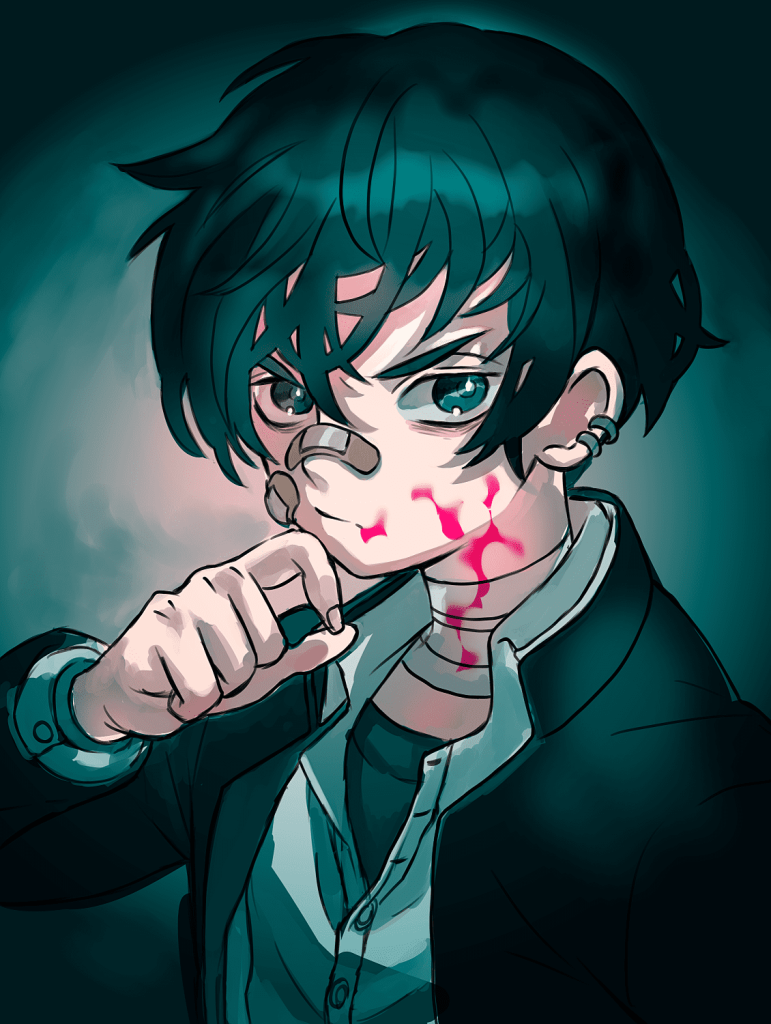 脸上的血迹怎么画?教你血液血浆的画法教程!