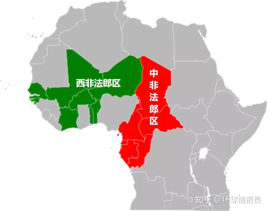 在法国的安排下,原法属西非的8个国家在1962年成立了经济货币联盟,有