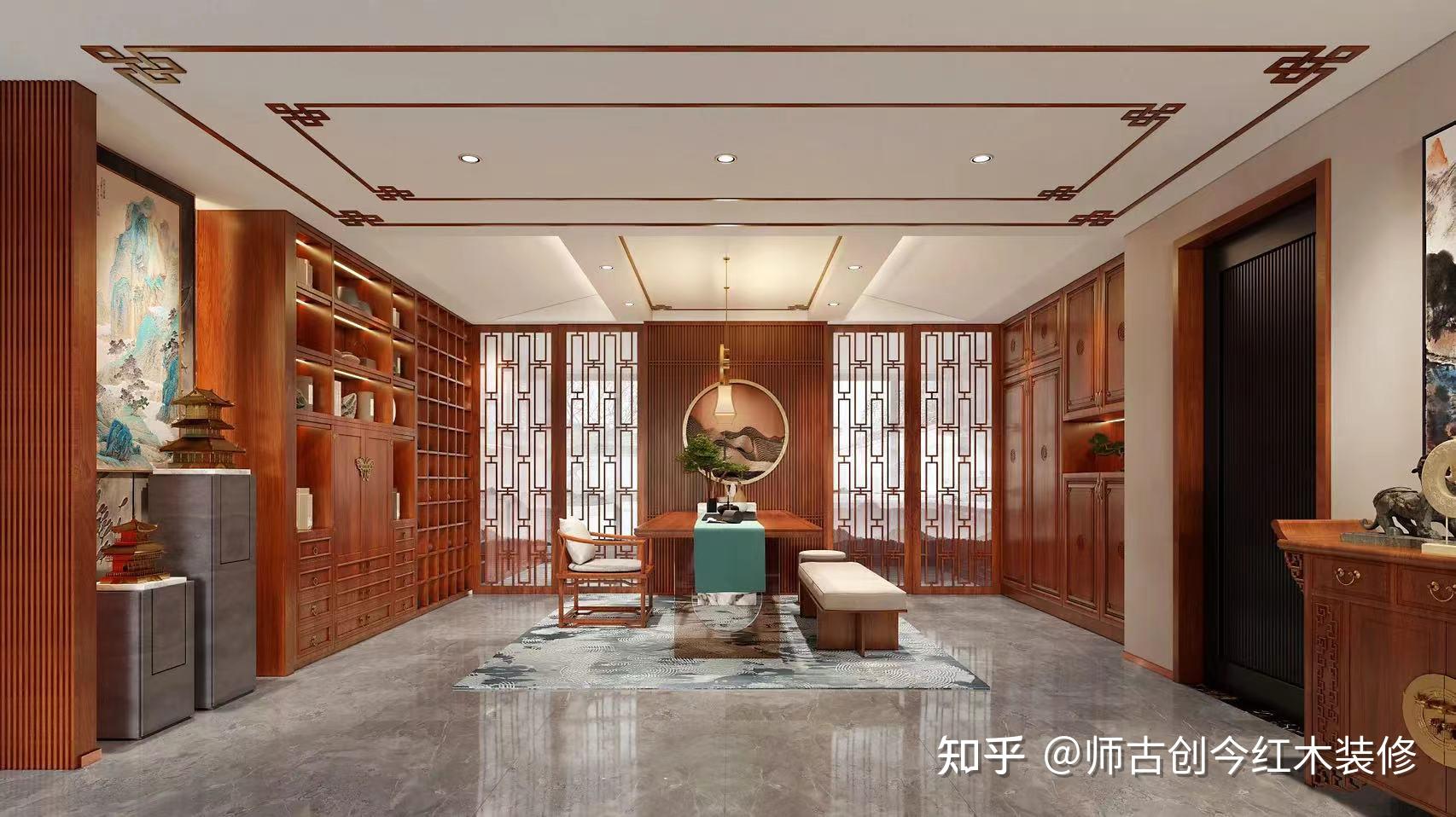 中式红木装修,符合当代环保的潮流 - 知乎