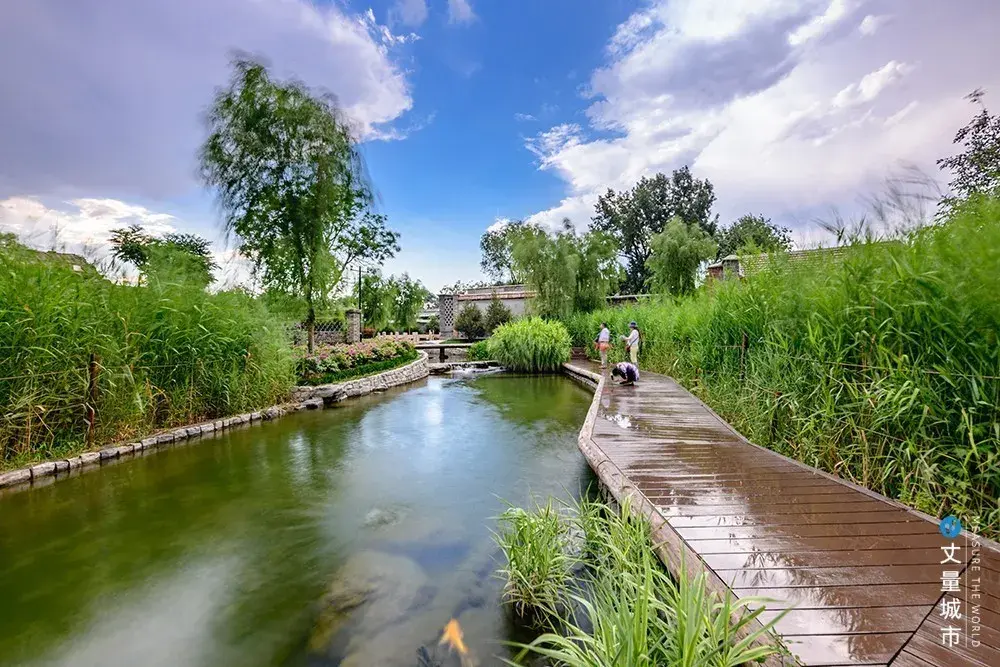 曾经的龙须沟今日的京城小江南三里河公园