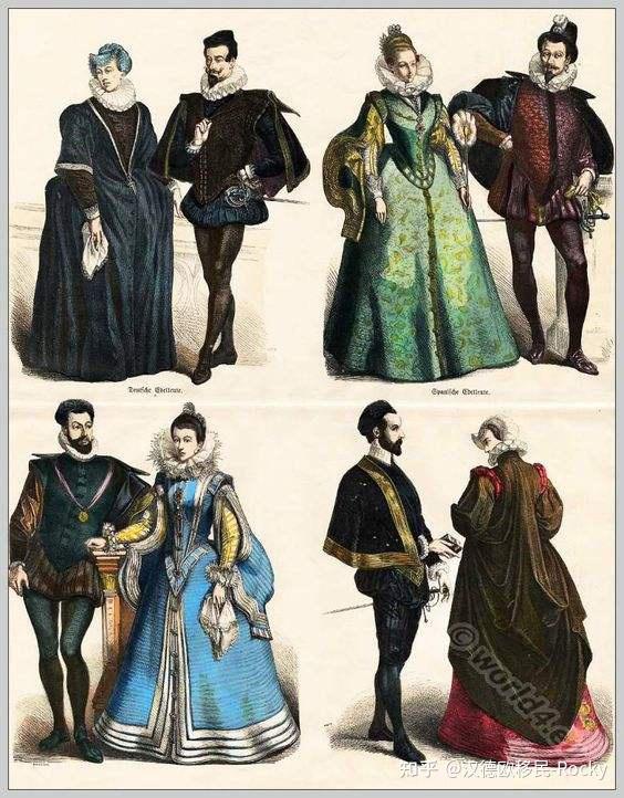 欧洲中世纪的服装是什么样的 知乎