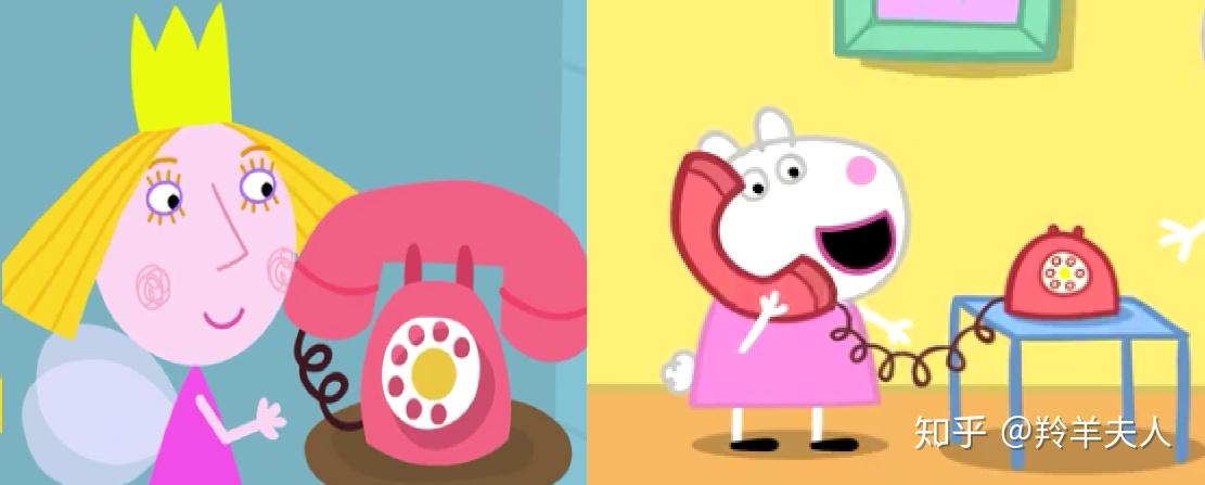 小猪佩奇与班班和莉莉的小王国中的同款