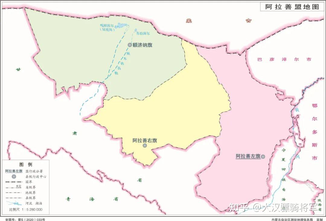 阿拉善盟行政区划图更多内蒙古,添加作者15012687929或关注公众号feng