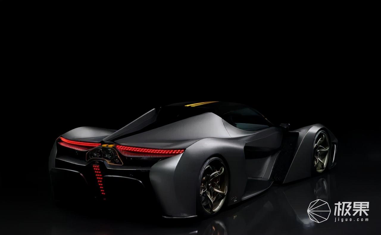 3d打印超跑开卖3000马力1秒破百落地价近1亿