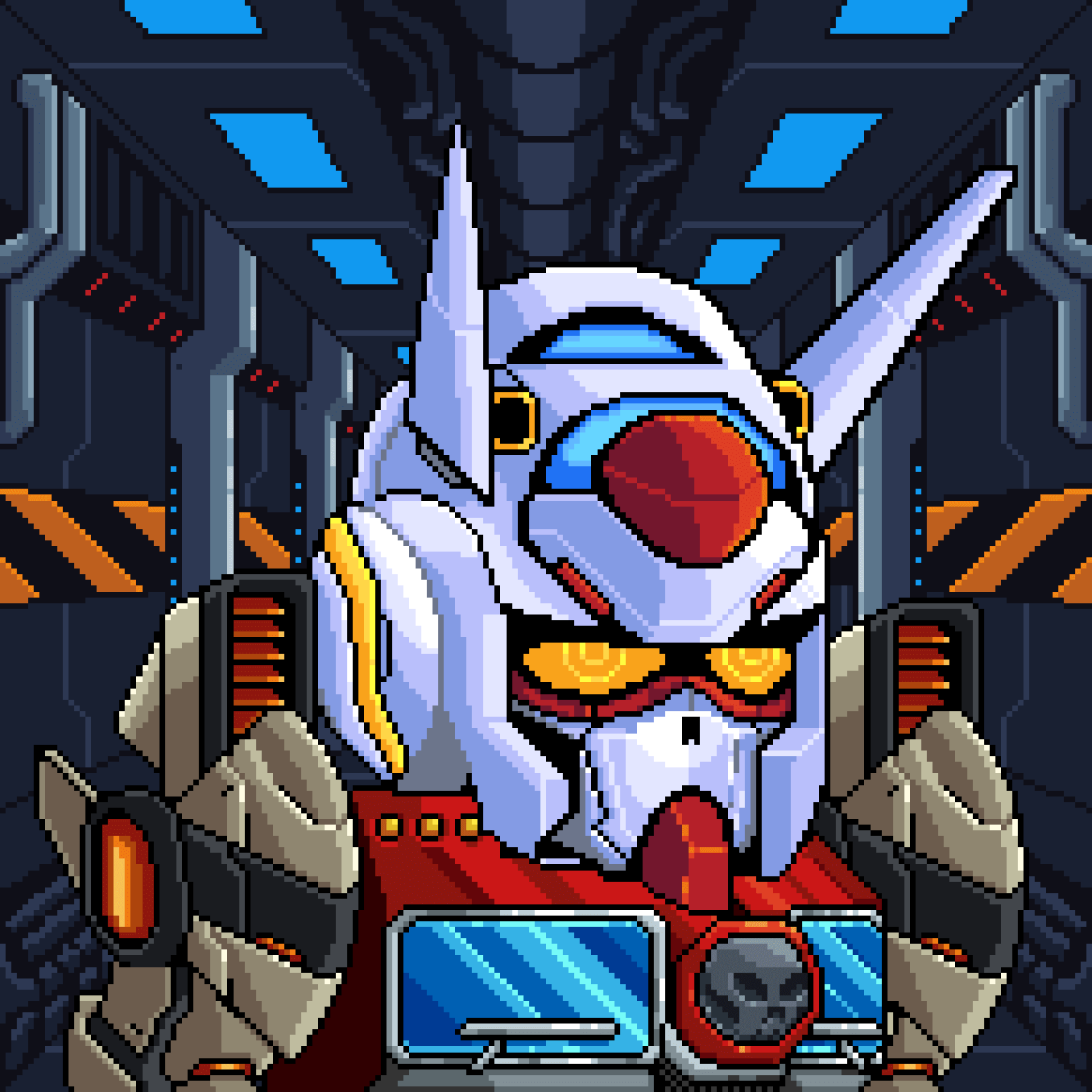 nft头像精选 | 第五十五弹 像素高达